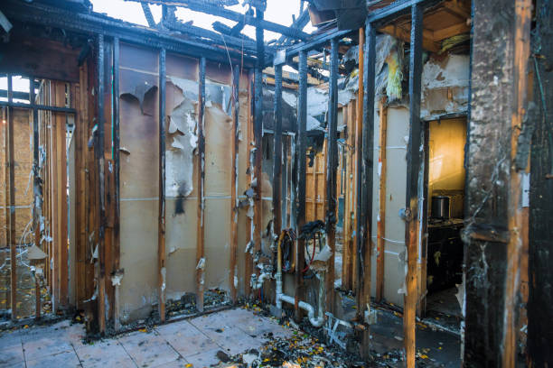 Professional Fire Damage Assessment technician working in Lenni, PA